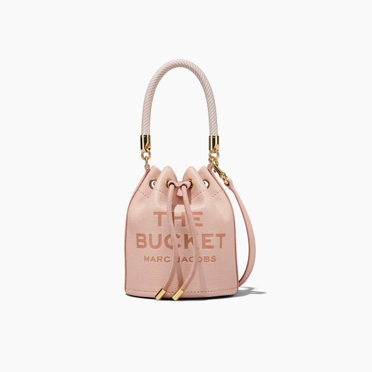 Marc Jacobs Leather Bucket Bag Rose | LEP-514786