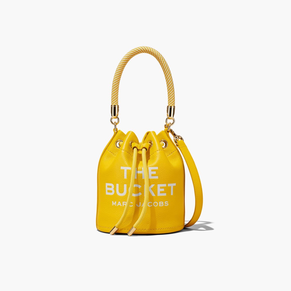 Marc Jacobs Leather Bucket Bag Sun | TPI-561793
