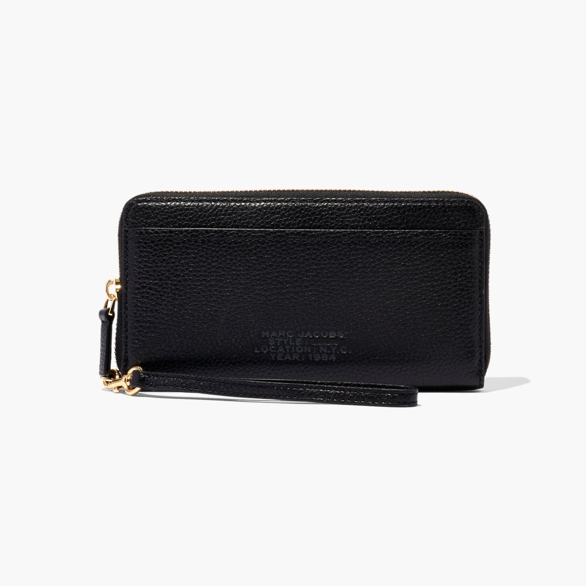 Marc Jacobs Leather Continental Wallet Black | YSK-194862