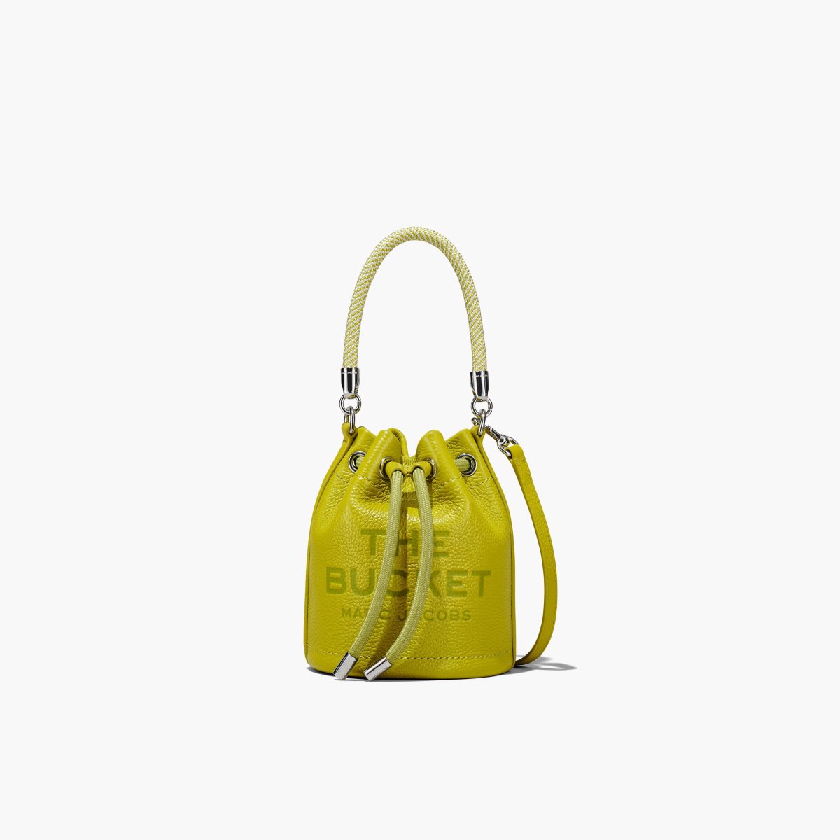 Marc Jacobs Leather Micro Bucket Bag Citronelle | LSM-879610