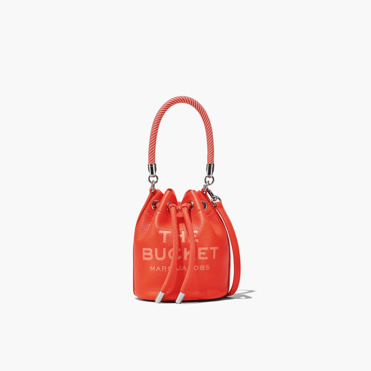Marc Jacobs Leather Micro Bucket Bag Electric Orange | FAQ-658074