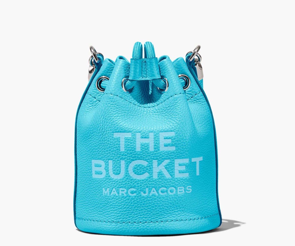 Marc Jacobs Leather Micro Bucket Bag Pool | NIZ-960475