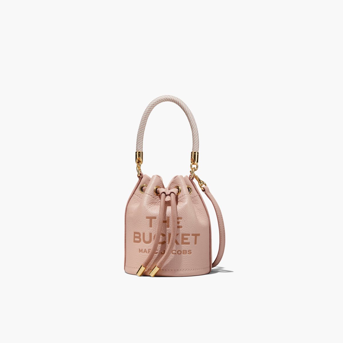 Marc Jacobs Leather Micro Bucket Bag Rose | WEM-509476
