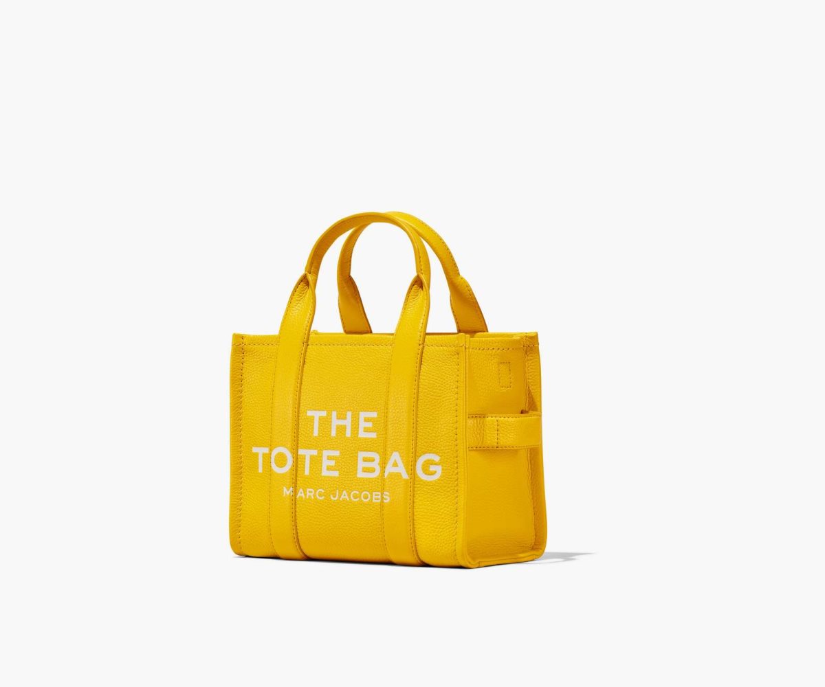 Marc Jacobs Leather Mini Tote Bag Sun | BJH-274638