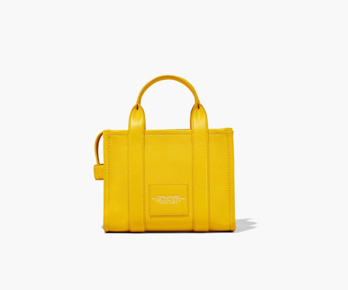 Marc Jacobs Leather Mini Tote Bag Sun | BJH-274638