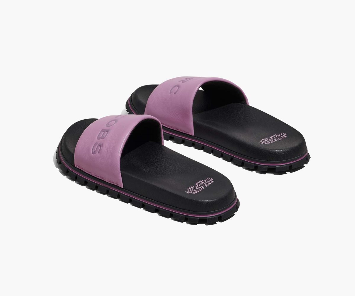 Marc Jacobs Leather Slide Lilas | YWF-869013