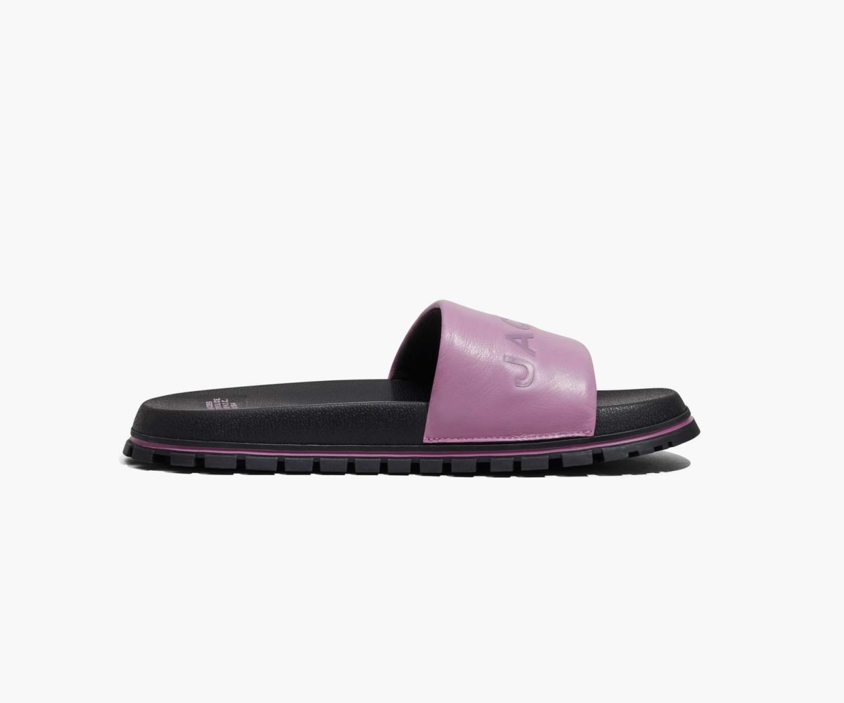 Marc Jacobs Leather Slide Lilas | YWF-869013