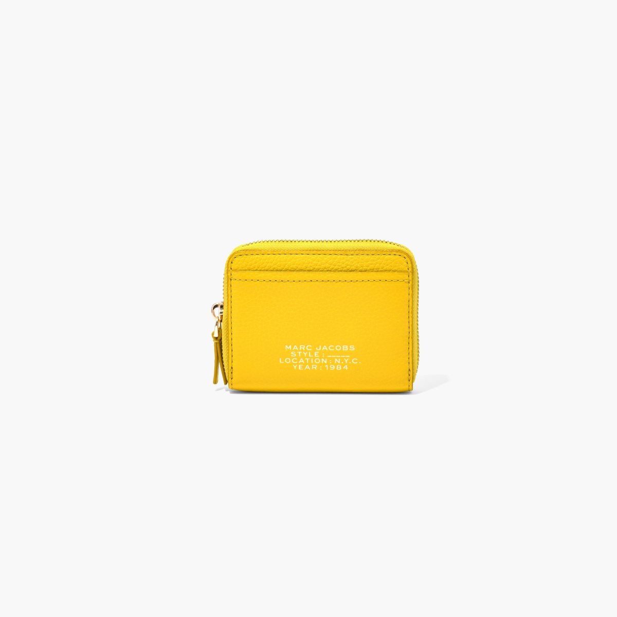 Marc Jacobs Leather Zip Around Wallet Sun | DIF-195742