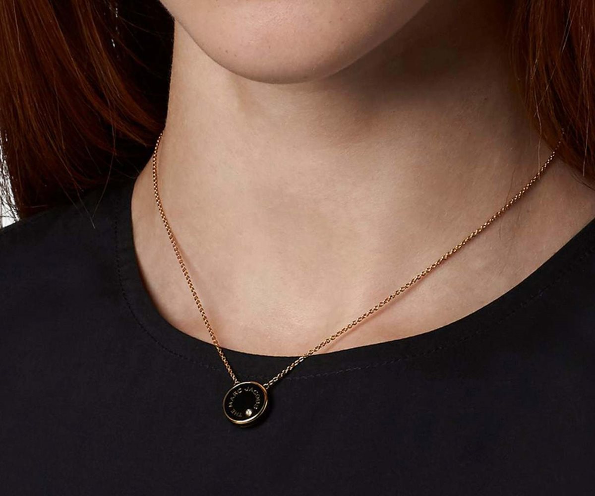 Marc Jacobs Medallion Pendant Cream/Gold | CPO-798360