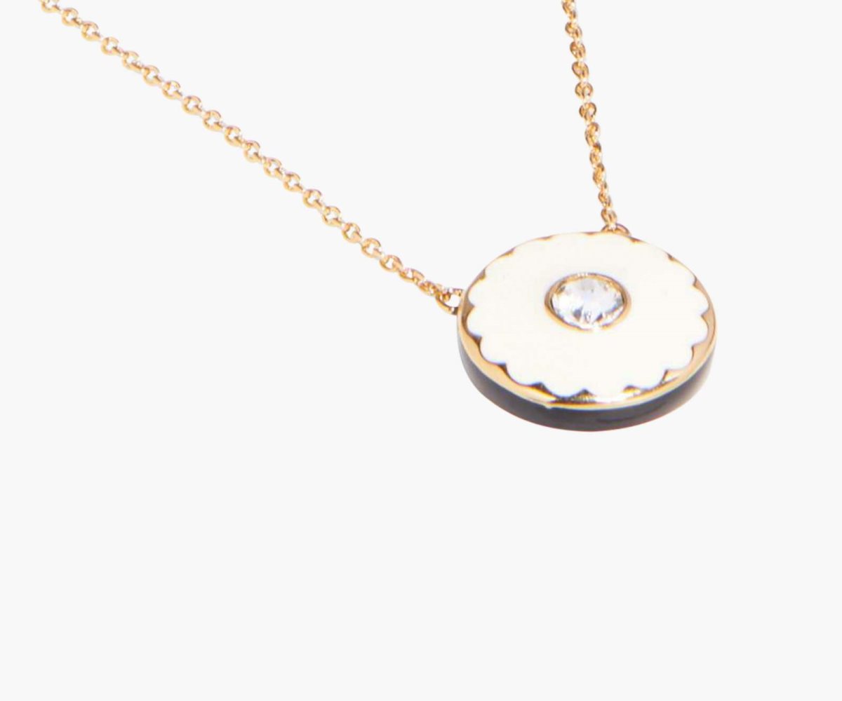 Marc Jacobs Medallion Pendant Cream/Gold | CPO-798360