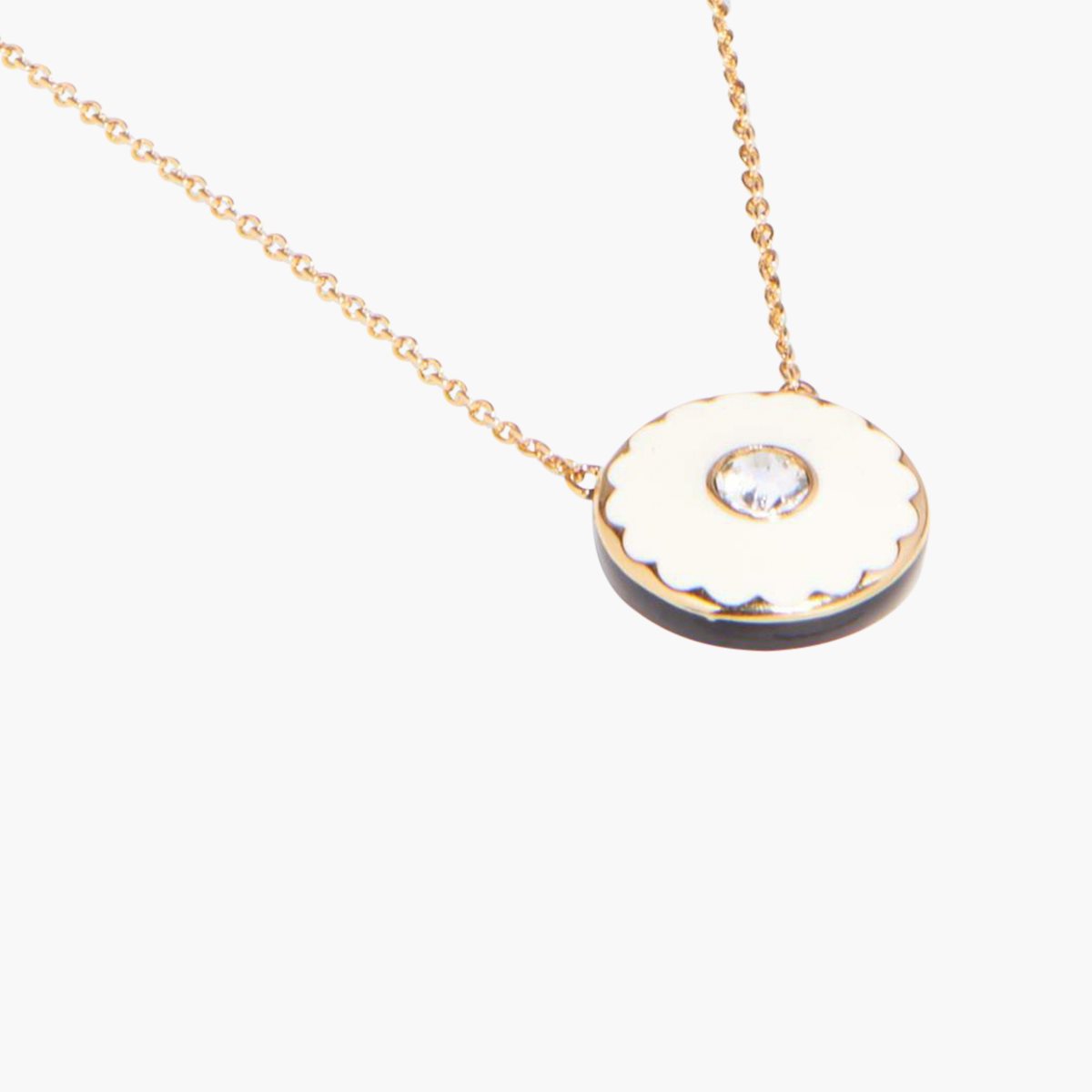 Marc Jacobs Medallion Pendant Cream/Gold | CPO-798360