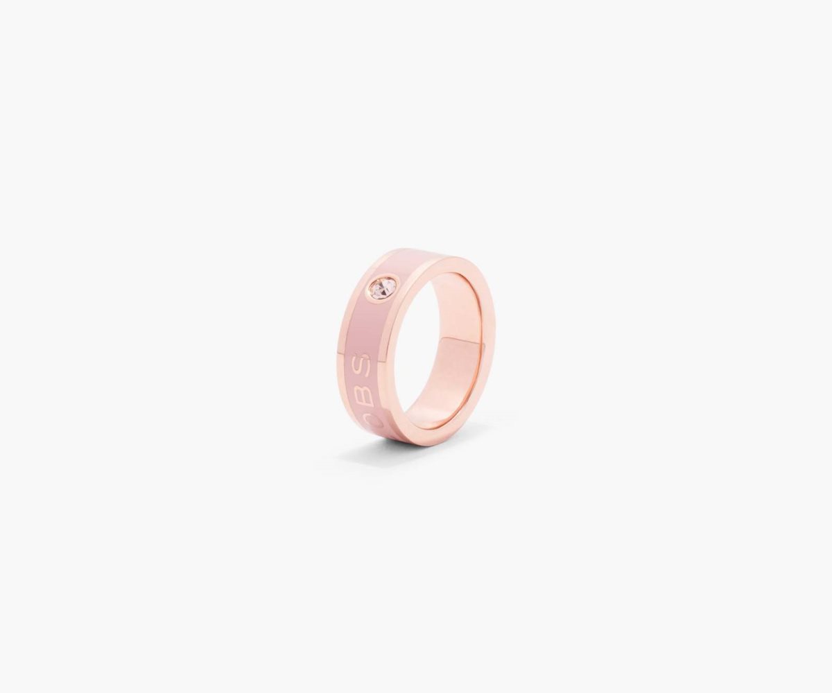 Marc Jacobs Medallion Ring Sand/Rose Gold | GIL-948172