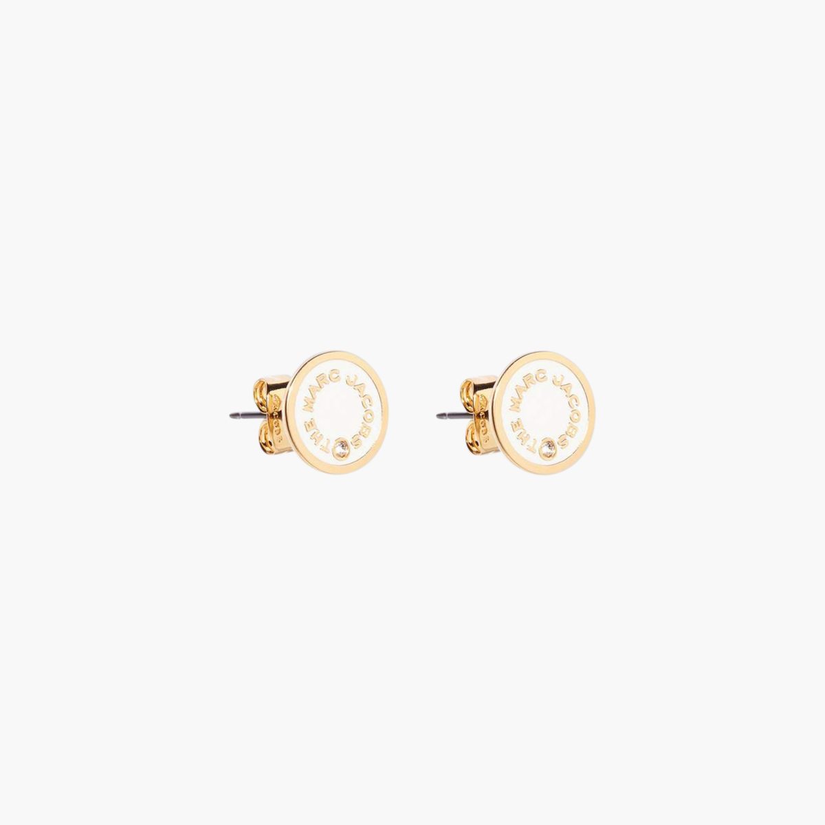 Marc Jacobs Medallion Studs Cream | OVA-823507