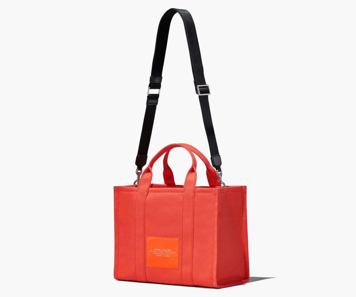 Marc Jacobs Medium Tote Bag Electric Orange | QGY-346295
