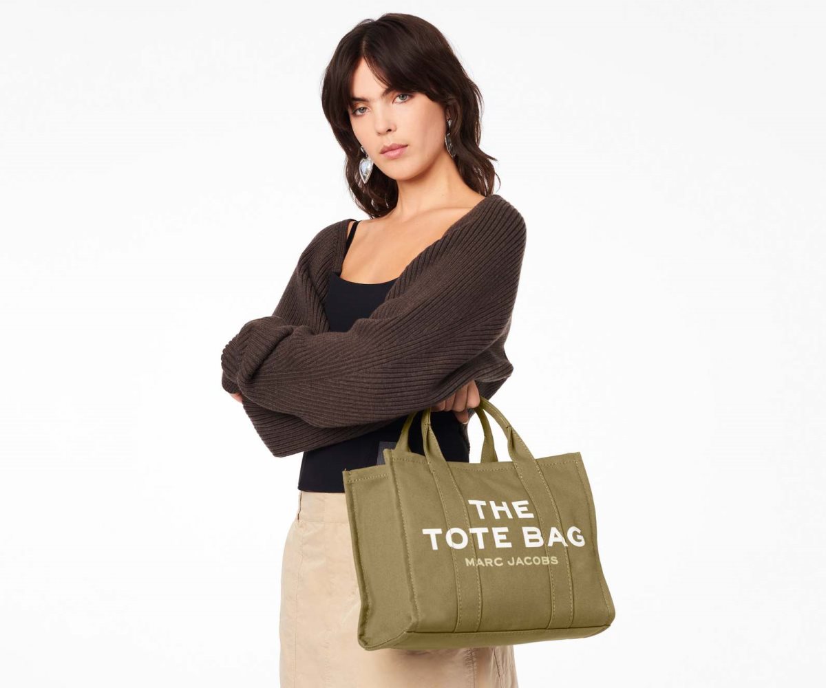 Marc Jacobs Medium Tote Bag Slate Green | RSB-502978