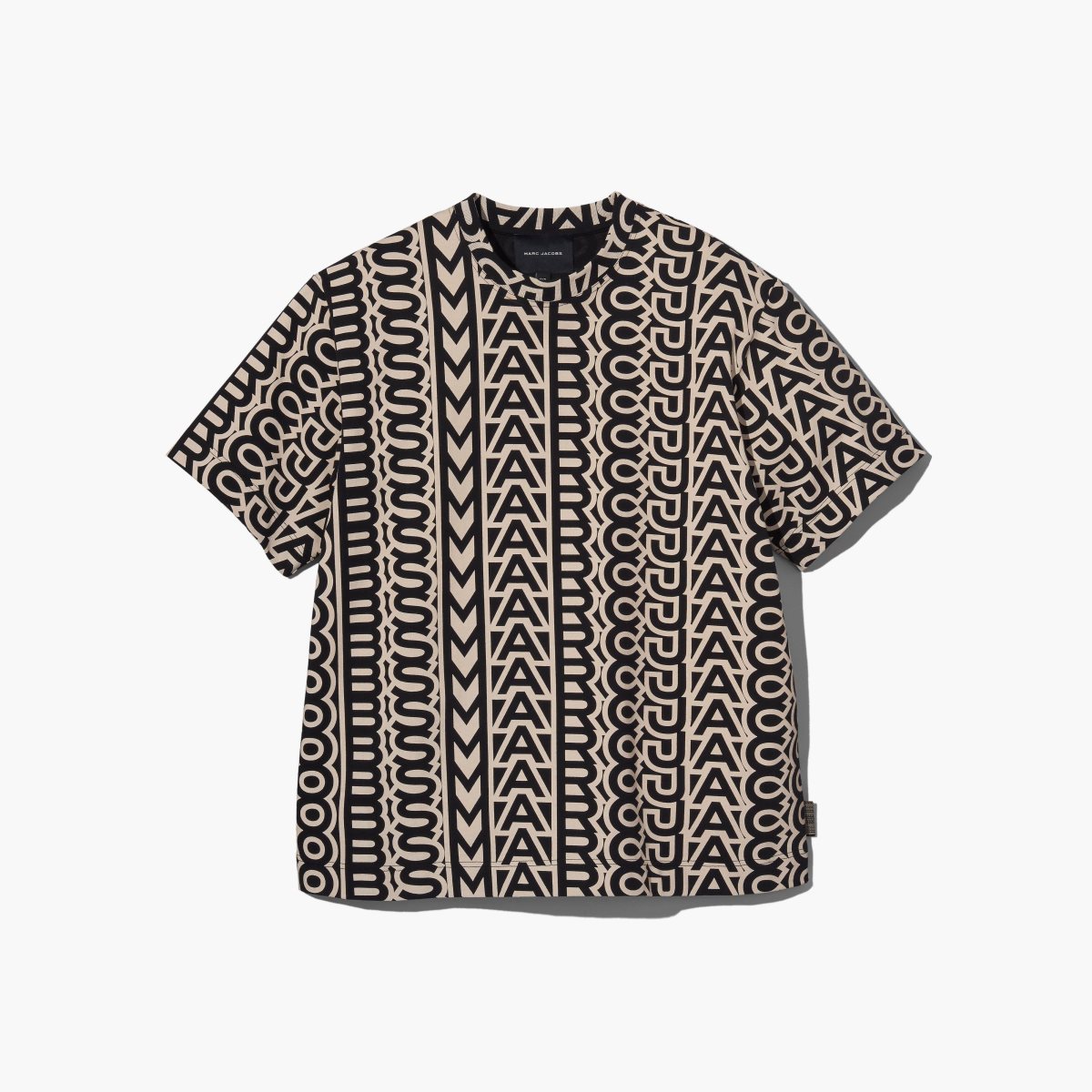 Marc Jacobs Monogram Big T-Shirt Black/Ivory | GKN-127305