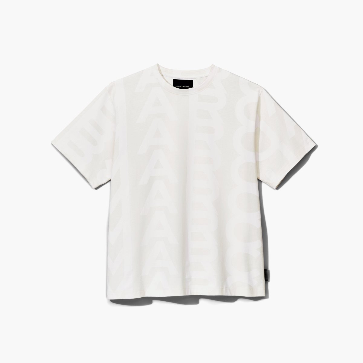 Marc Jacobs Monogram Big Tee Eggshell/Optic White | ZYK-719528