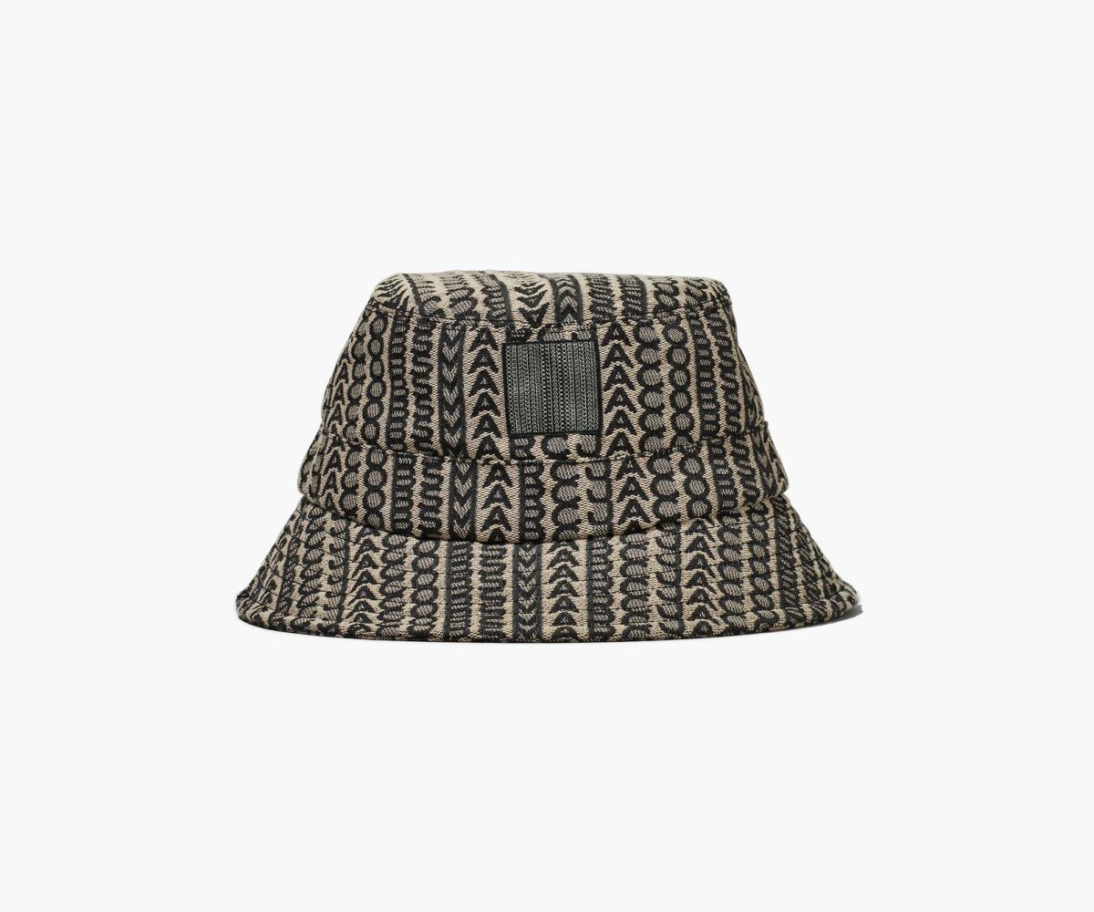 Marc Jacobs Monogram Bucket Hat Beige Multi | GLA-781456