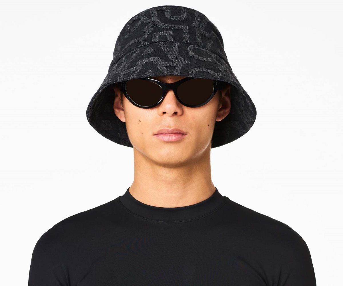 Marc Jacobs Monogram Bucket Hat Black | LMY-736412