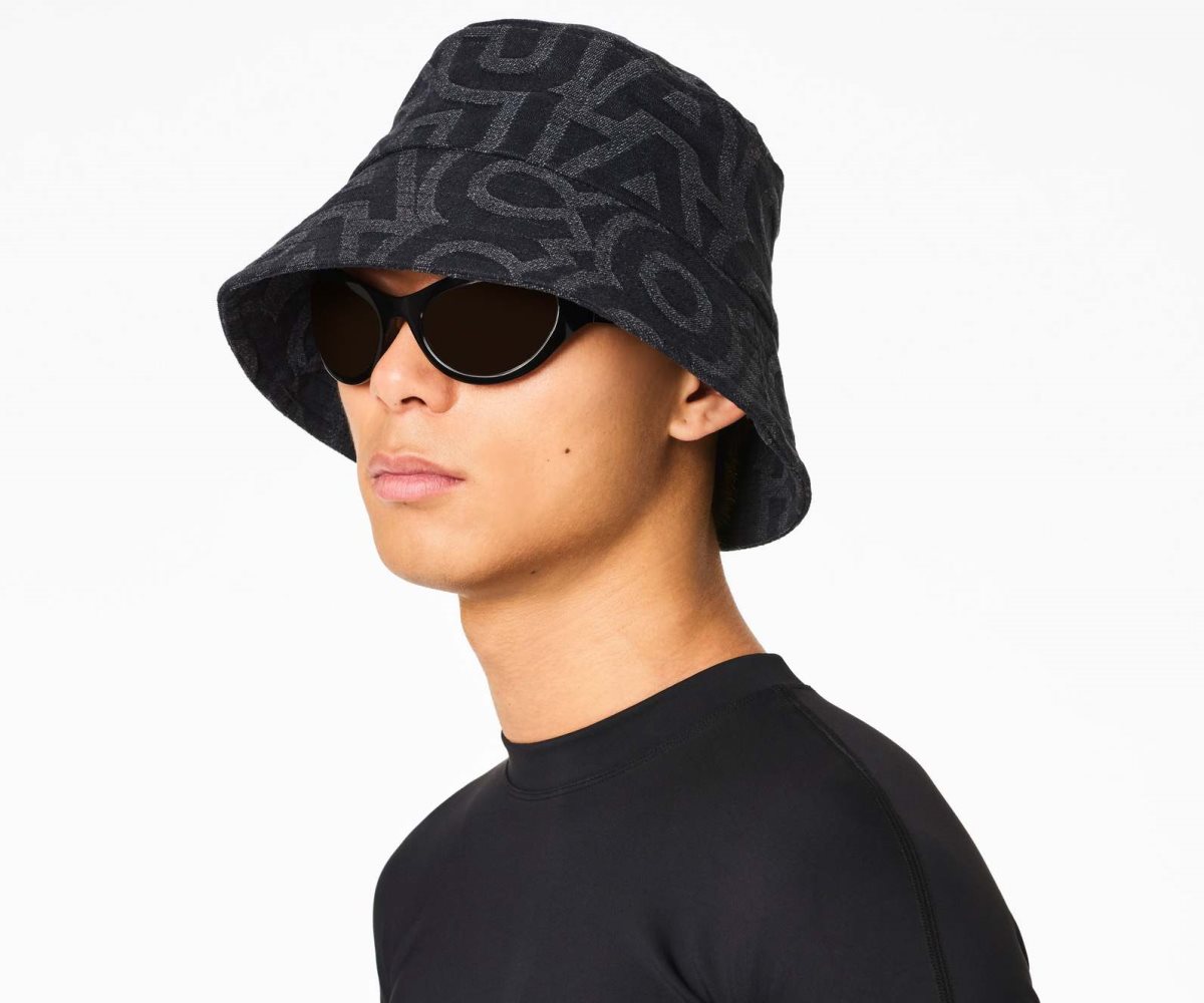 Marc Jacobs Monogram Bucket Hat Black | LMY-736412