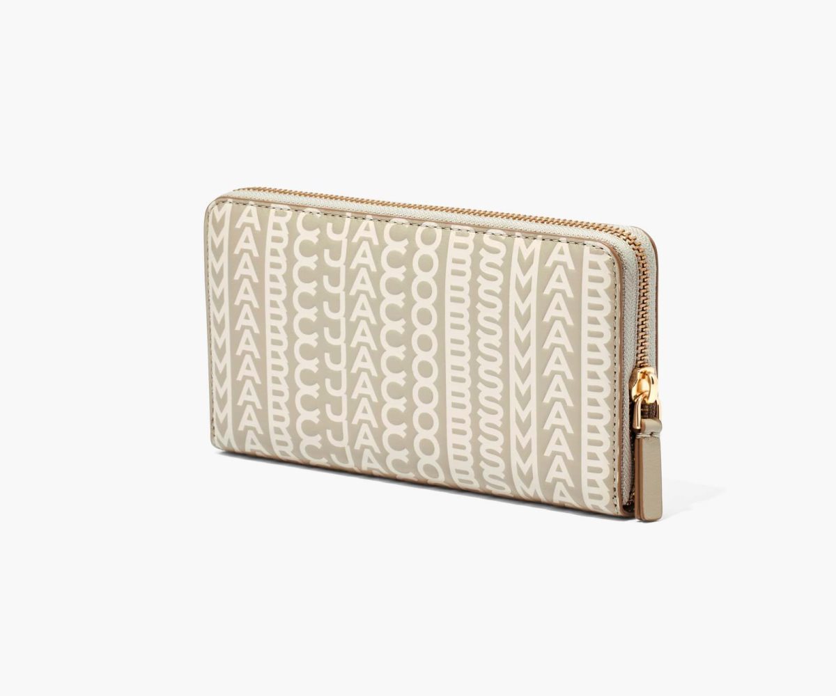 Marc Jacobs Monogram Continental Wallet Khaki | WVQ-842603