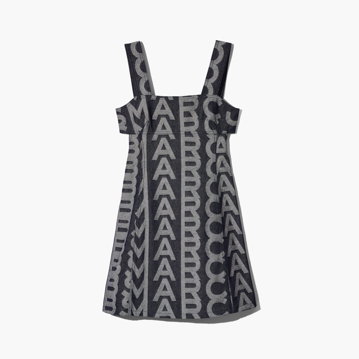 Marc Jacobs Monogram Denim Cutout Dress Denim Blue | FQK-360148