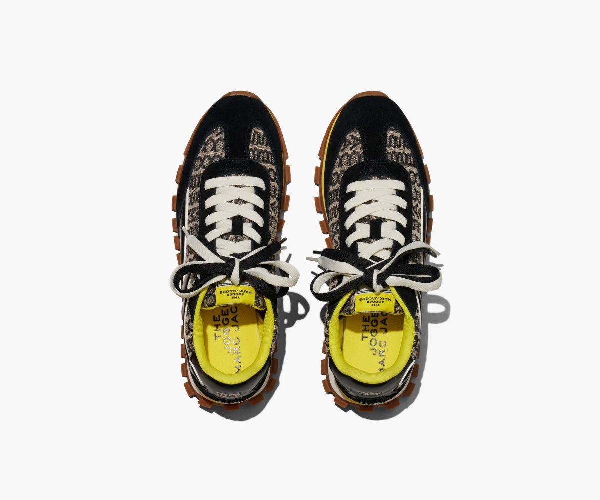 Marc Jacobs Monogram Jogger Black/Yellow | RWY-728540