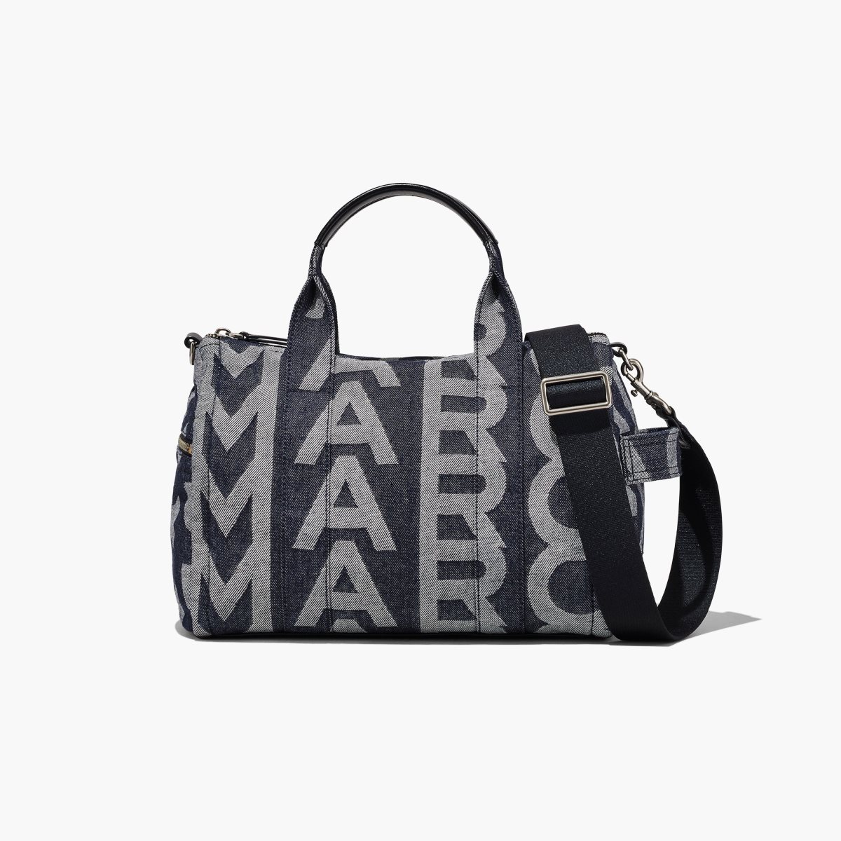 Marc Jacobs Monogram Medium Denim Duffle Bag Denim Blue | VAU-170523