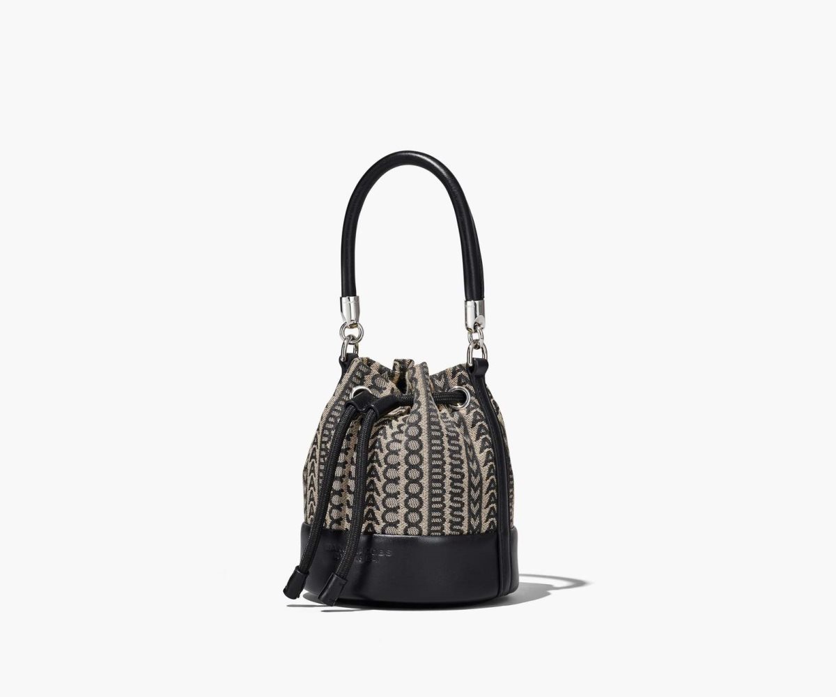 Marc Jacobs Monogram Micro Bucket Bag Beige Multi | AXZ-971823