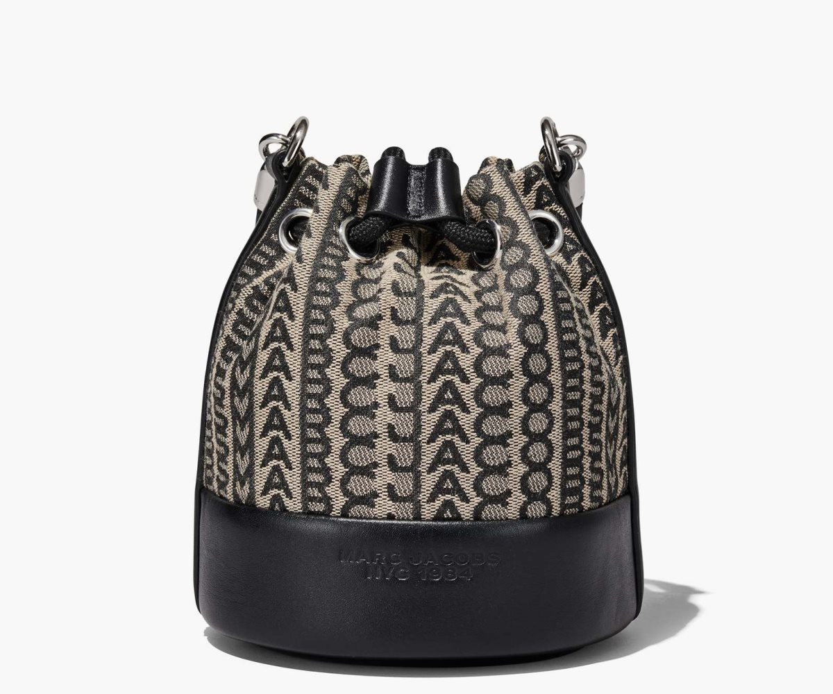 Marc Jacobs Monogram Micro Bucket Bag Beige Multi | AXZ-971823