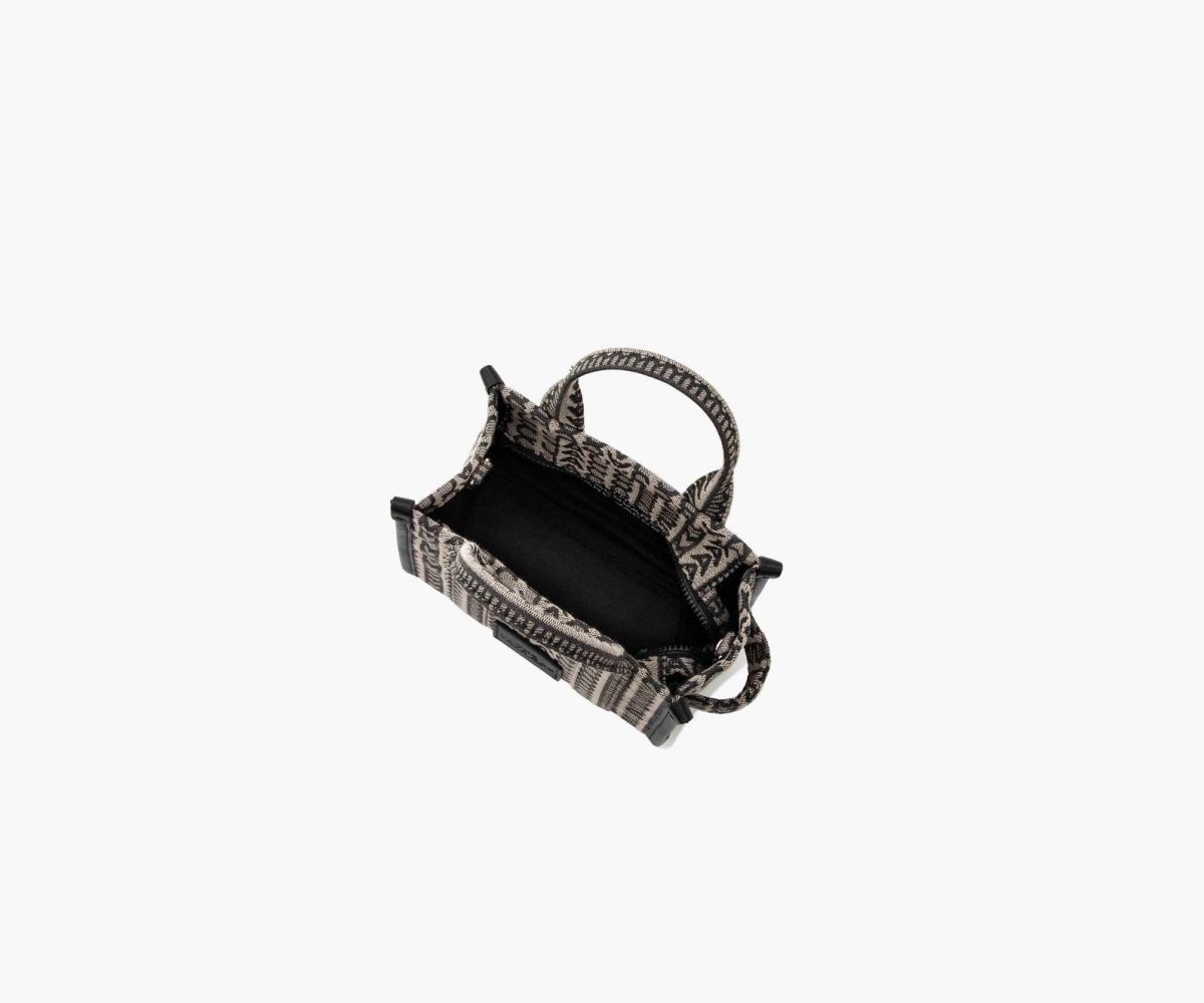Marc Jacobs Monogram Micro Tote Bag Beige Multi | NOI-976340