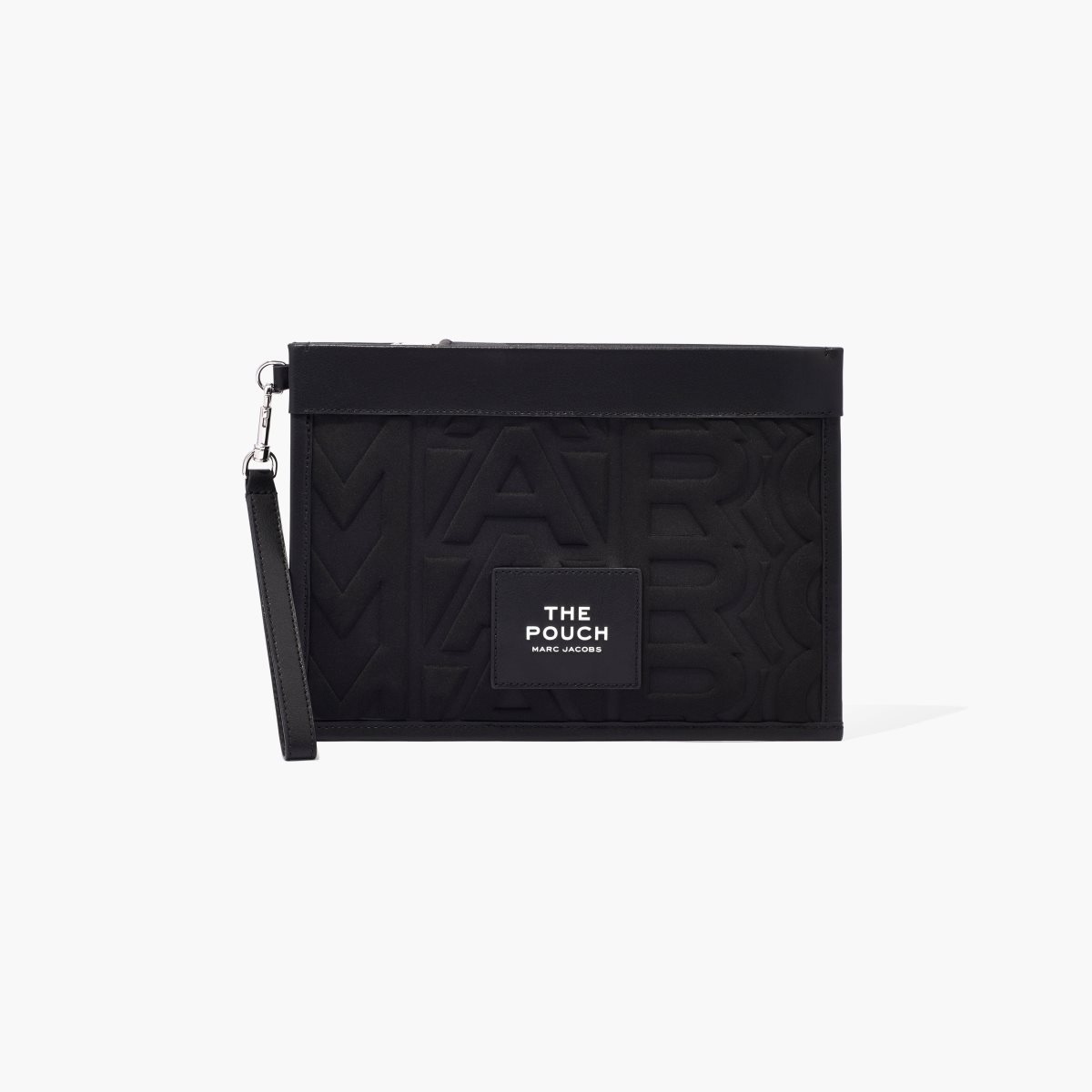 Marc Jacobs Monogram Neoprene Large Wristlet Black | DLW-630782