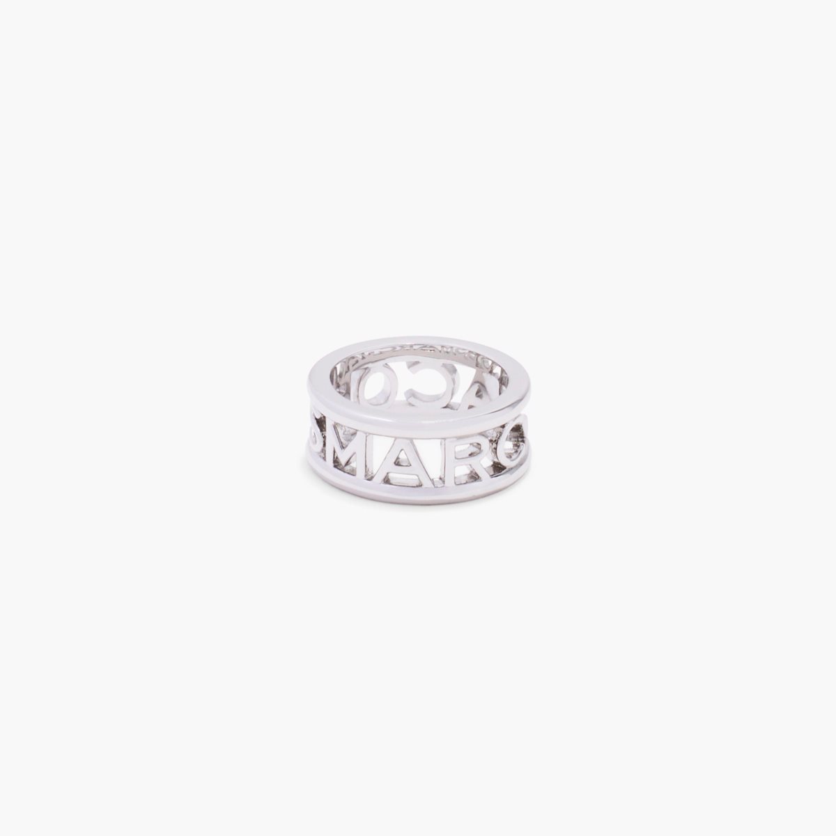 Marc Jacobs Monogram Ring Silver | QPE-082714