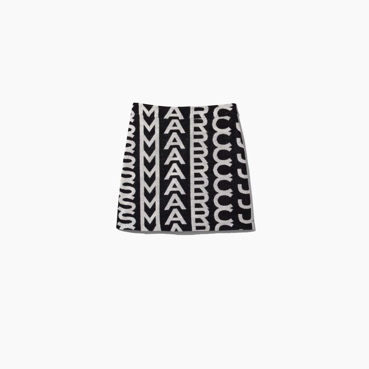 Marc Jacobs Monogram Terry Skirt Black/Ivory | ICK-685321