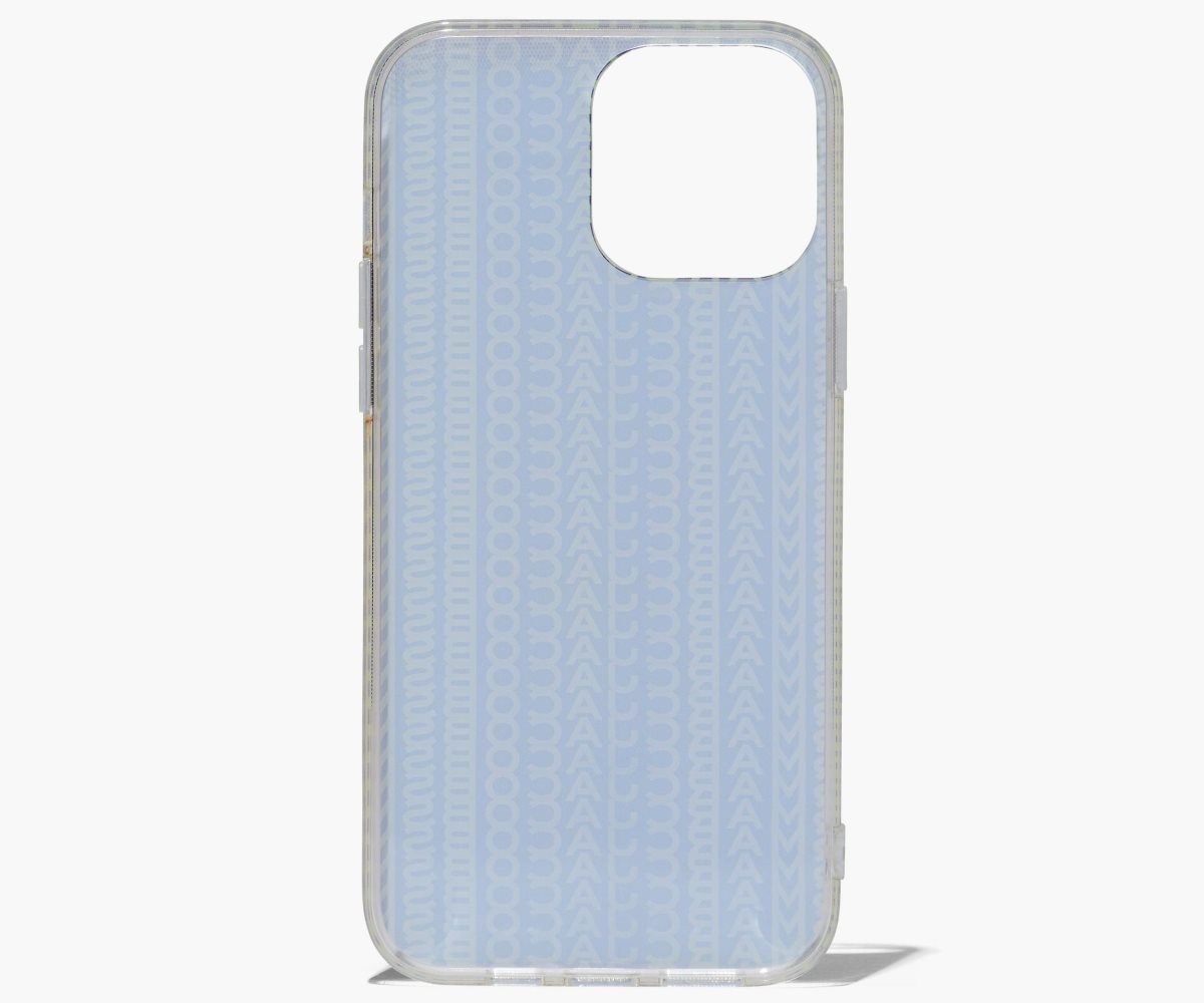 Marc Jacobs Monogram iPhone Case 14 Plus Grey/Fluro Green | NAX-368027