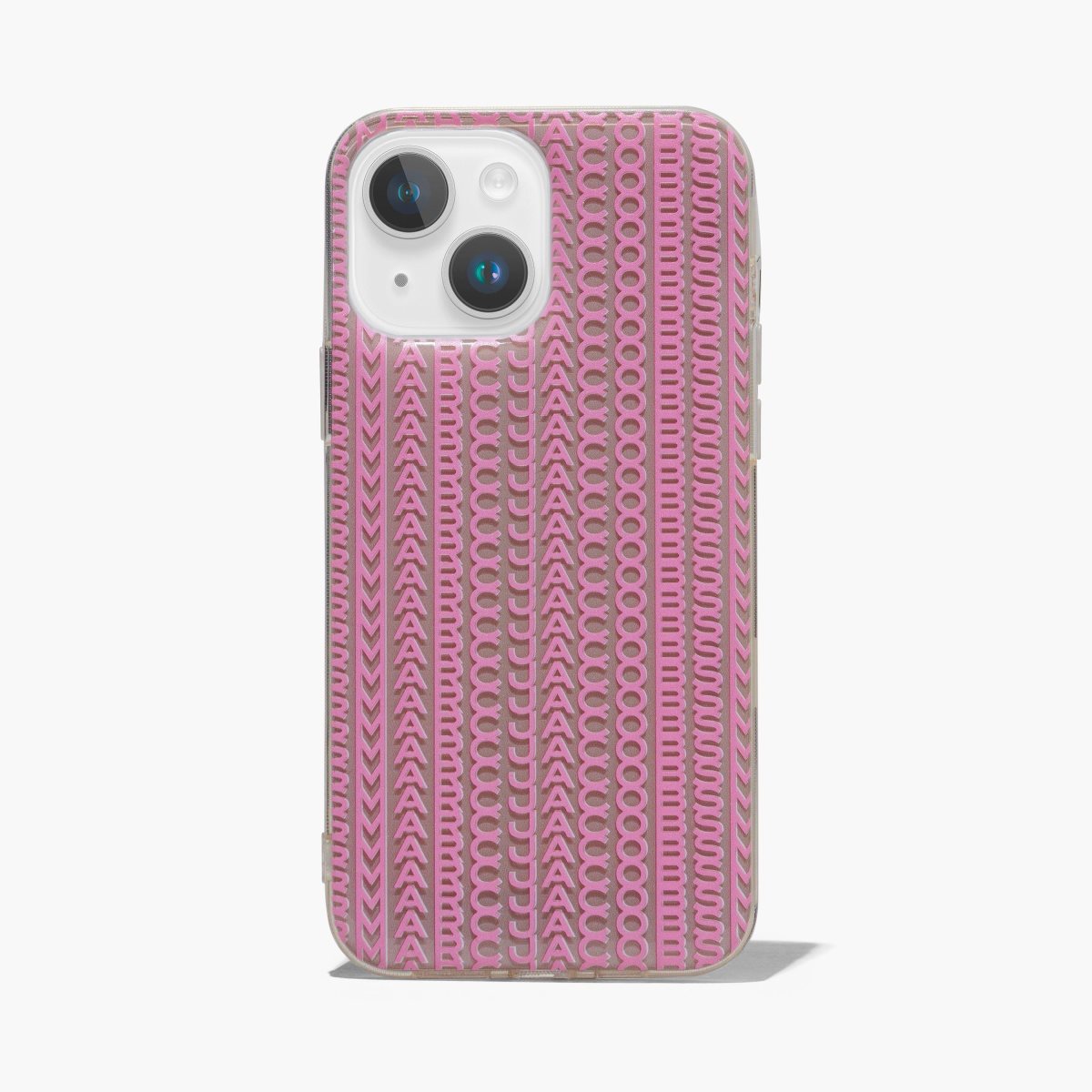 Marc Jacobs Monogram iPhone Case 14 Plus Taupe/Pink | PXU-879546