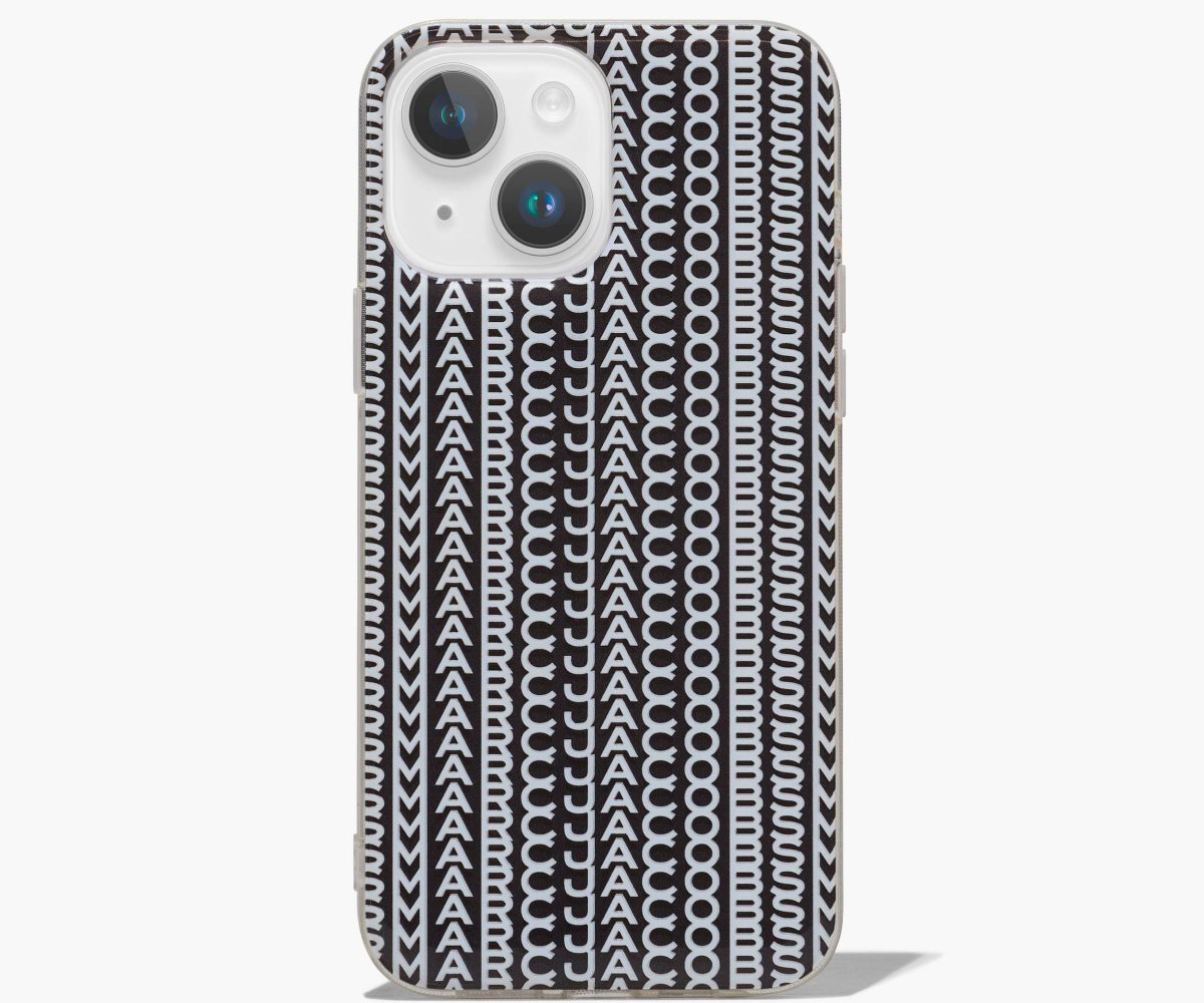 Marc Jacobs Monogram iPhone Case 14 Plus Black/White | REN-615483