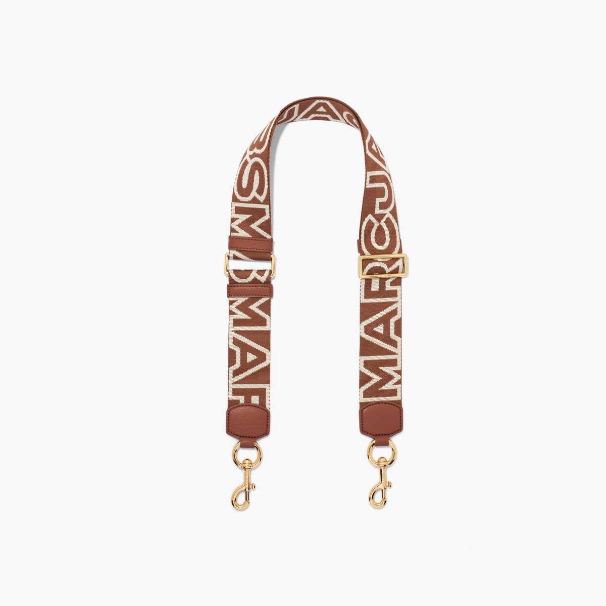 Marc Jacobs Outline Logo Webbing Strap Argan Oil Multi | QEY-541326