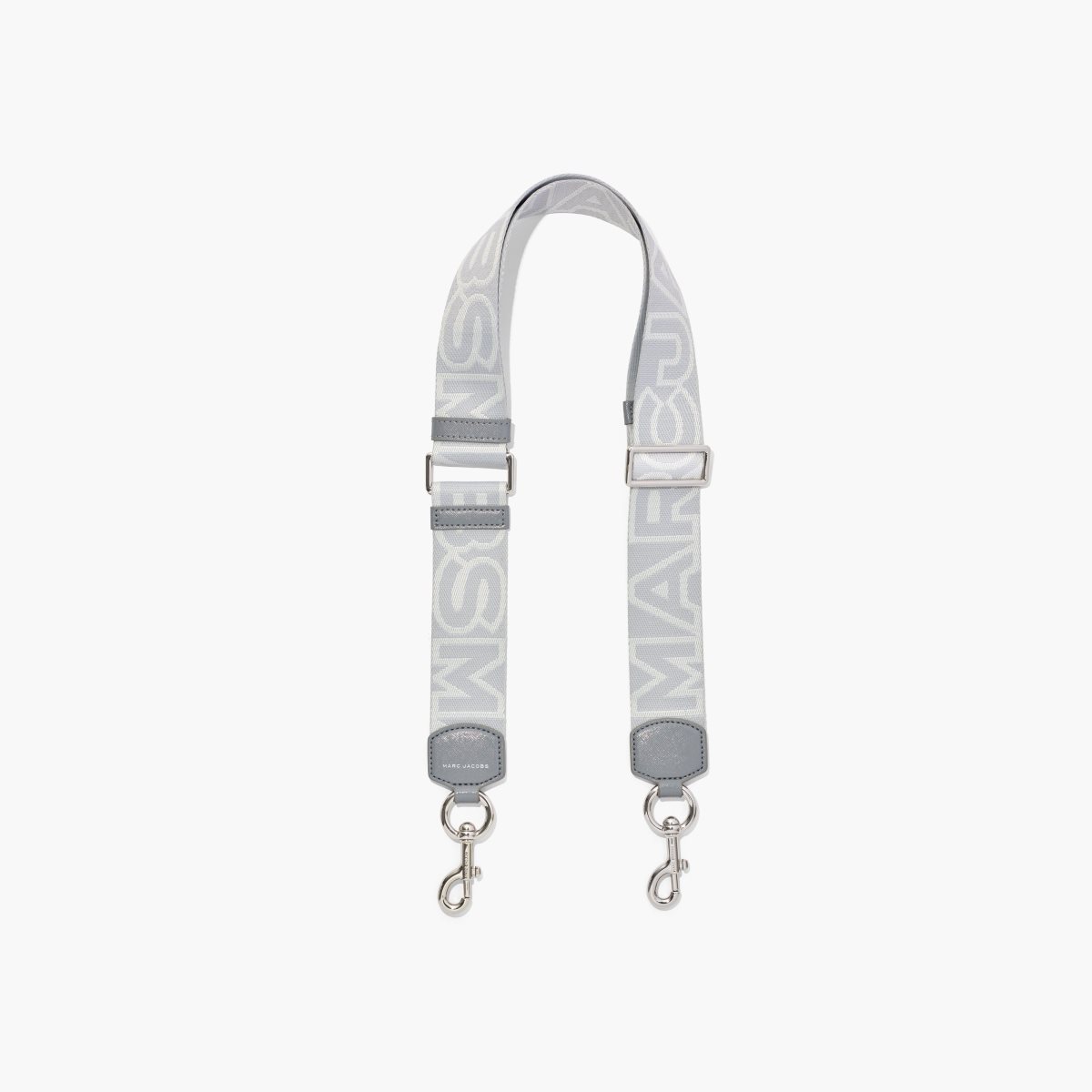 Marc Jacobs Outline Logo Webbing Strap Wolf Grey Multi | NBS-814730