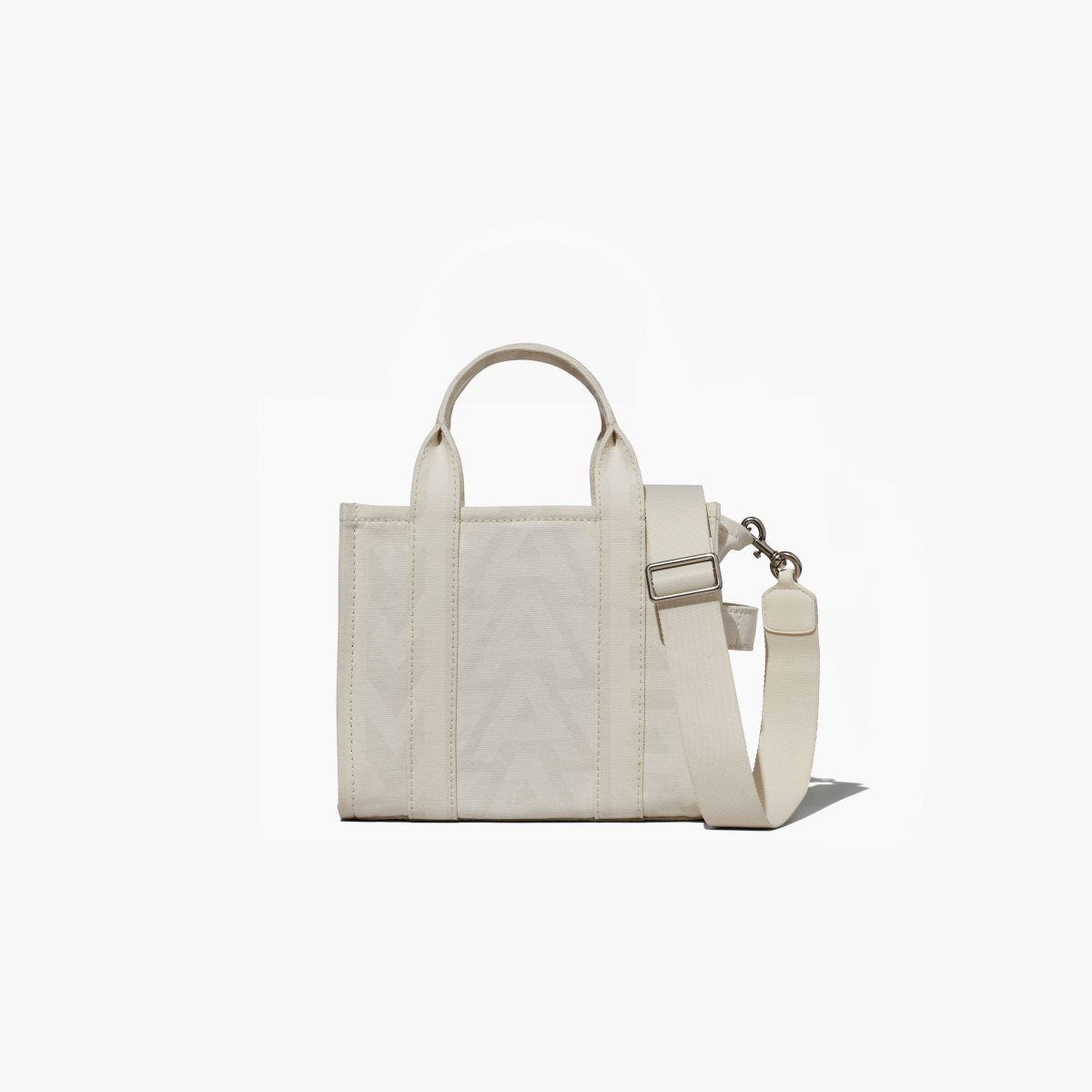 Marc Jacobs Outline Monogram Mini Tote Bag Eggshell/Optic White | IYD-756423