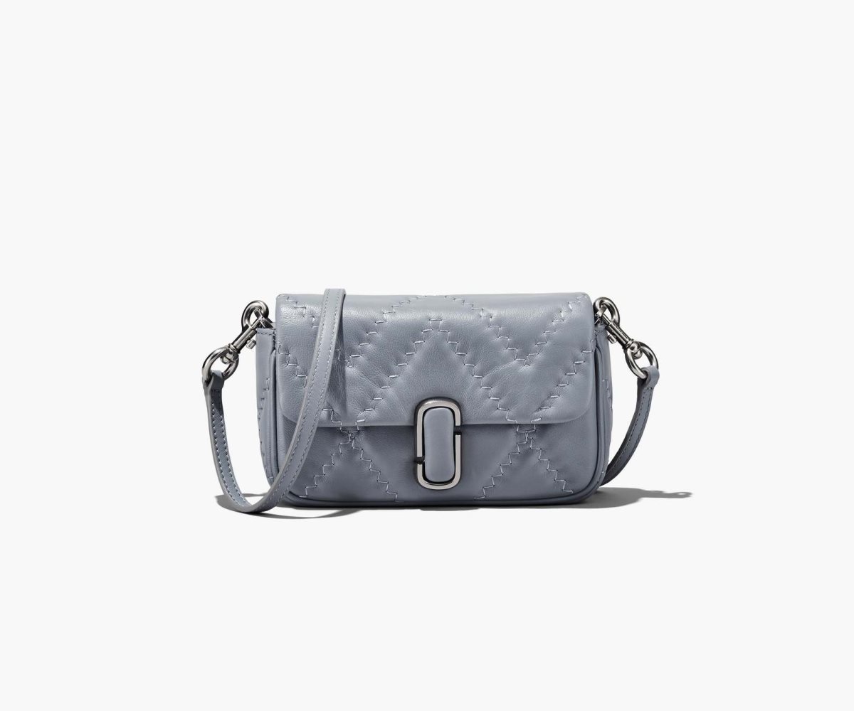 Marc Jacobs Quilted Leather J Marc Mini Bag Wolf Grey | OQF-152637