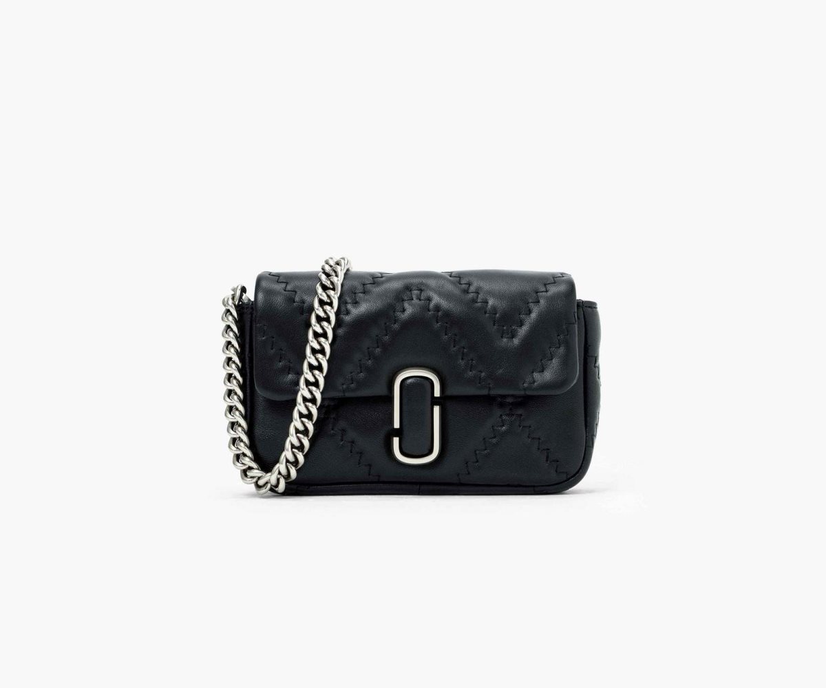 Marc Jacobs Quilted Leather J Marc Mini Bag Black | ORC-207561