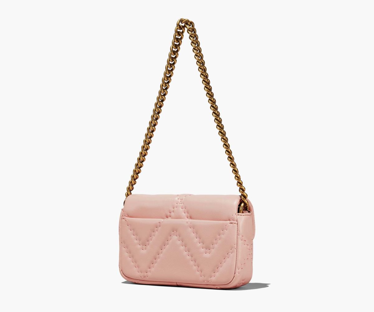 Marc Jacobs Quilted Leather J Marc Mini Bag Rose | YSQ-596471