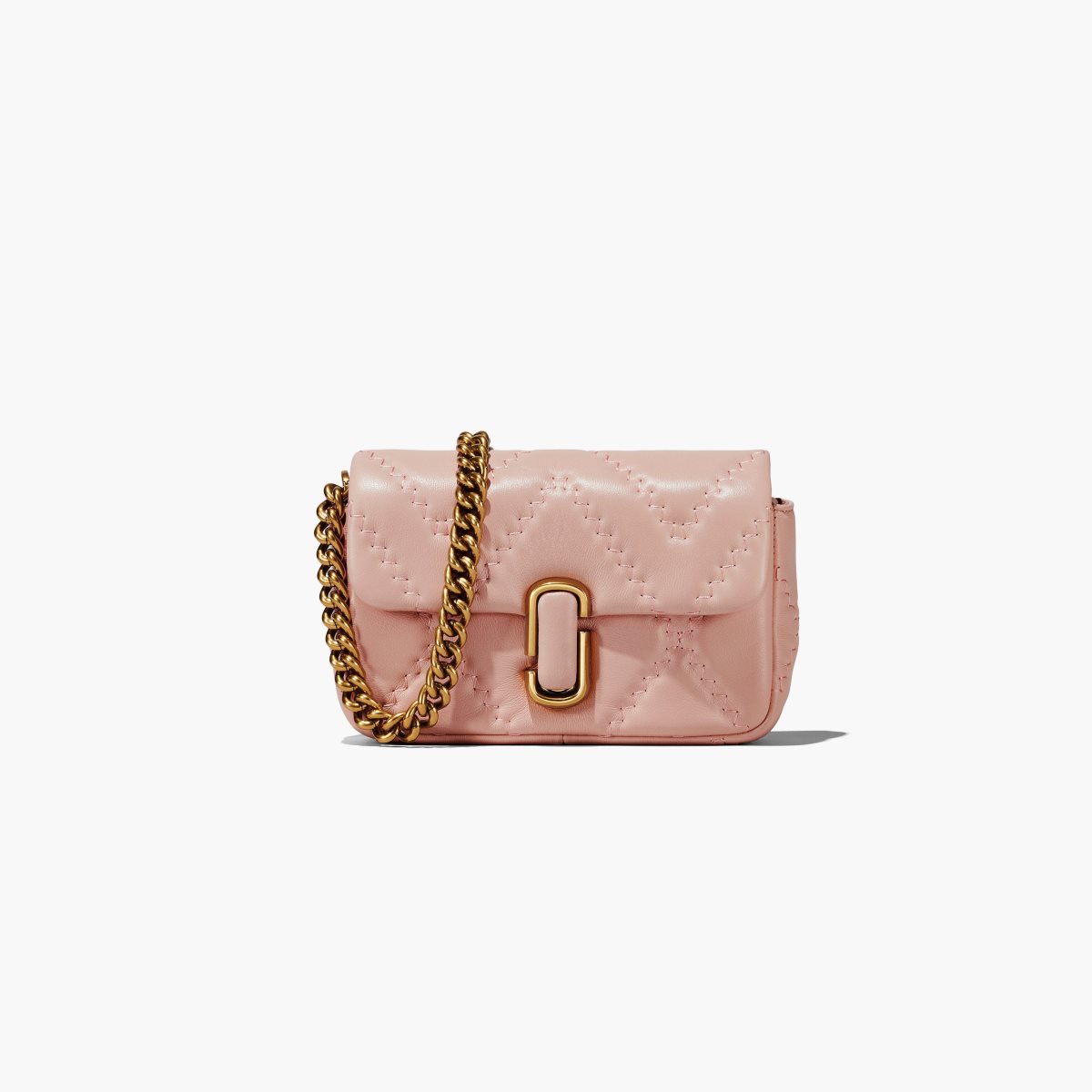 Marc Jacobs Quilted Leather J Marc Mini Bag Rose | YSQ-596471