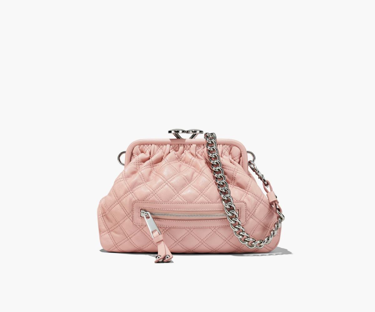 Marc Jacobs Re-Edition Quilted Leather Little Stam Bag Rose | PJV-649182