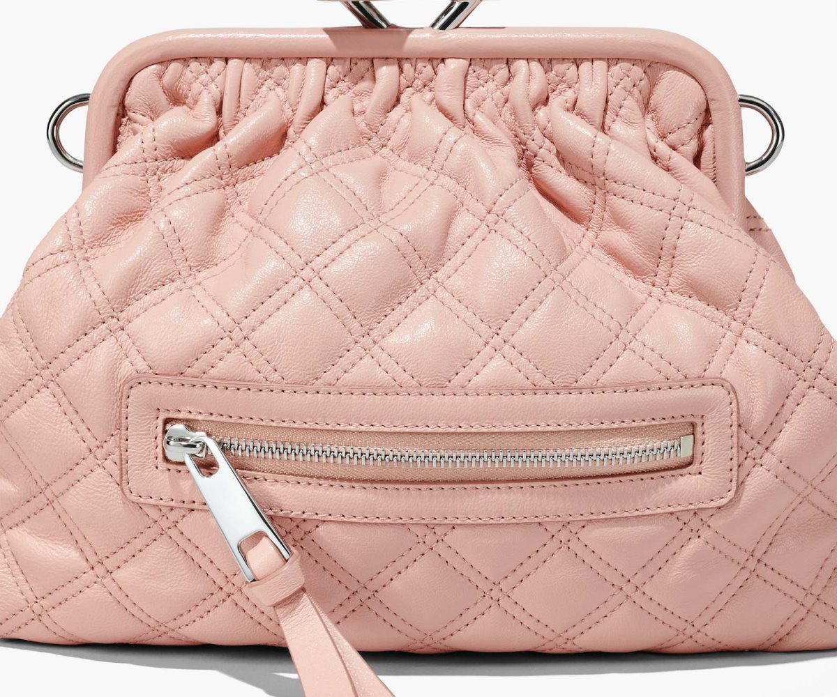 Marc Jacobs Re-Edition Quilted Leather Little Stam Bag Rose | PJV-649182