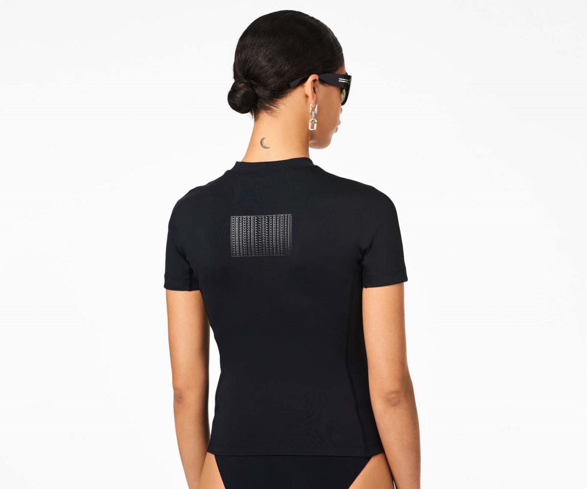 Marc Jacobs Scuba T-Shirt Black | RJB-084763