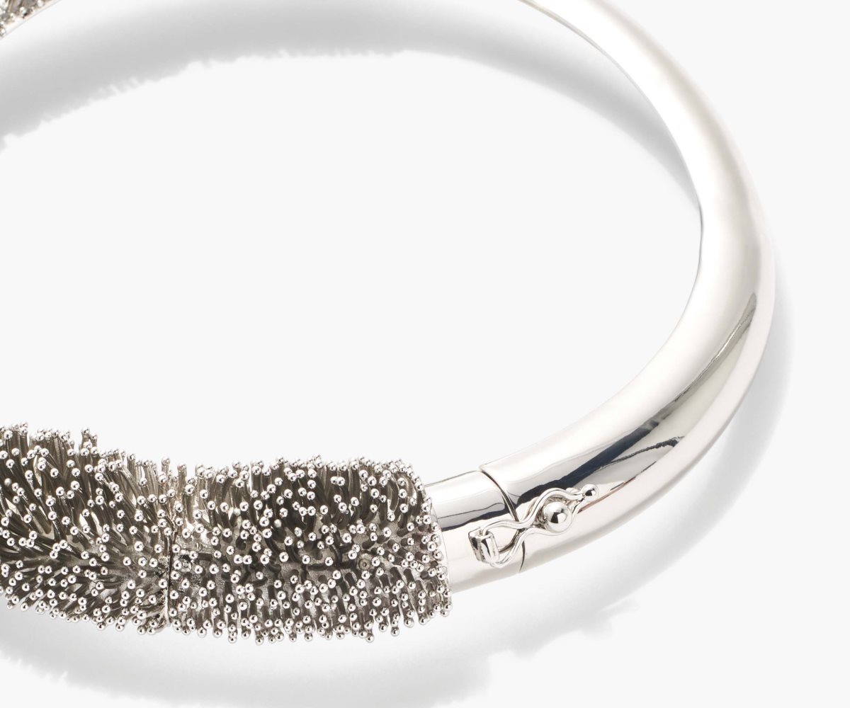 Marc Jacobs Seaburst Necklace Silver | VDM-237415