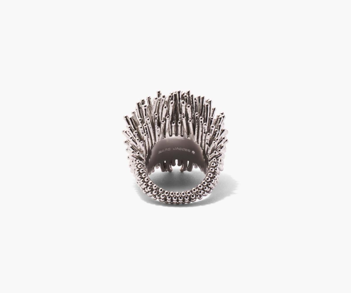 Marc Jacobs Seaburst Ring Silver | AQJ-531709