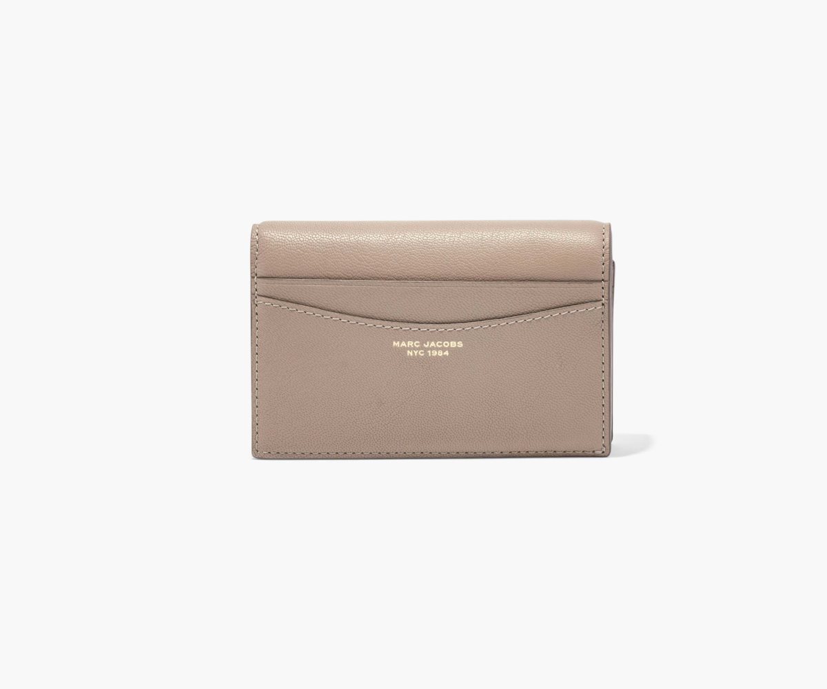 Marc Jacobs Slim 84 Bifold Wallet Cement | HYA-542869